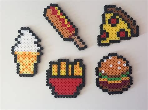 Fast Food Perler Beads Hama Beads Patterns Diy Perler Bead Crafts Porn Sex Picture