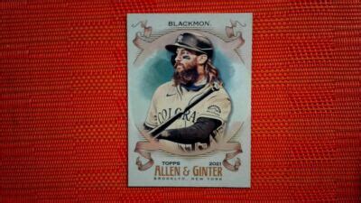2021 Topps Allen Ginter Hot Box Silver Foil 280 Charlie Blackmon EBay