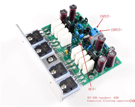 LJM L20 2 Channel Amplifier Board Board 200W 8R With Angle Aluminum