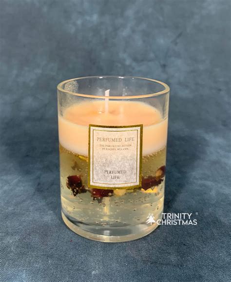 Trinity Christmas Aromatherapy Scented Gel Candles - Orange