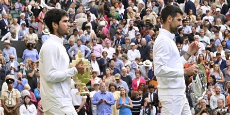 Wimbledon Carlos Alcaraz Sur Novak Djokovic Je Lui Ai Dit L Autre