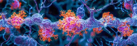 Detailed Illustration Of Dna Replication And Protein Synthesis