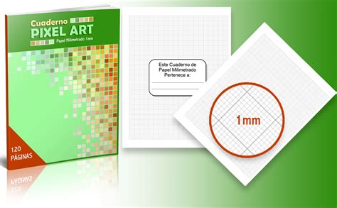 Cuaderno Pixel Art Papel Milimetrado Mm P Ginas Pixelart