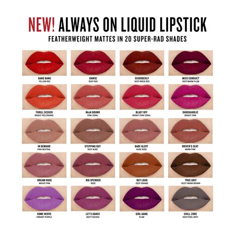 Always On Longwear Matte Liquid Lipstick - Smashbox | Sephora | Smashbox be legendary lipstick ...