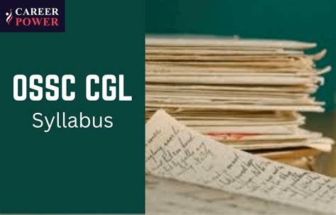 Ossc Cgl Syllabus 2024 And Exam Pattern For Prelims And Mains Exams