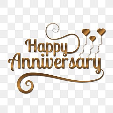 Golden Wedding Anniversary Vector Hd PNG Images Happy Anniversary