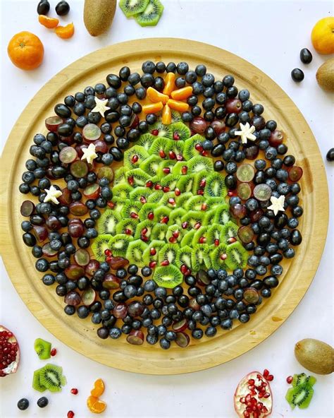 Fruit Christmas Tree Board Jolly Festive