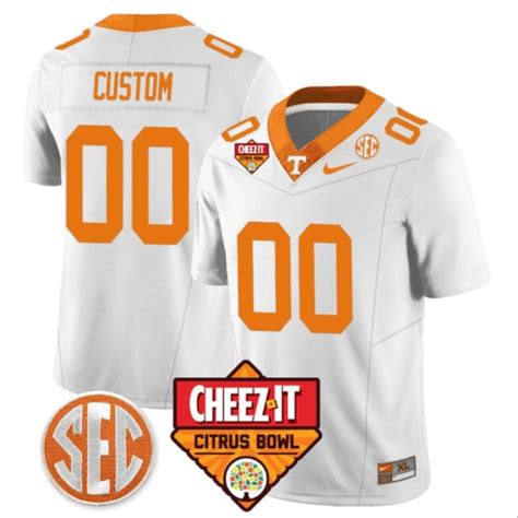 [Trending Now] Buy New Custom Tennessee Vols Jersey White