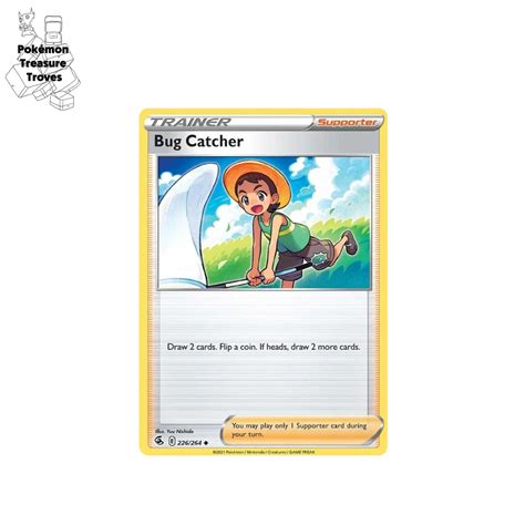 050 Pokemon Fusion Strike Trainer Bug Catcher Card Hobbies And Toys