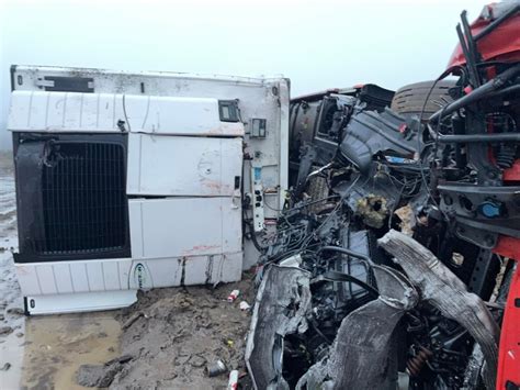 Wypadek Trzech Tir W Na Autostradzie A Nowiny