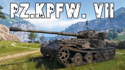 World Of Tanks Pz Kpfw VII 3 Kills 10 5K Damage YouTube