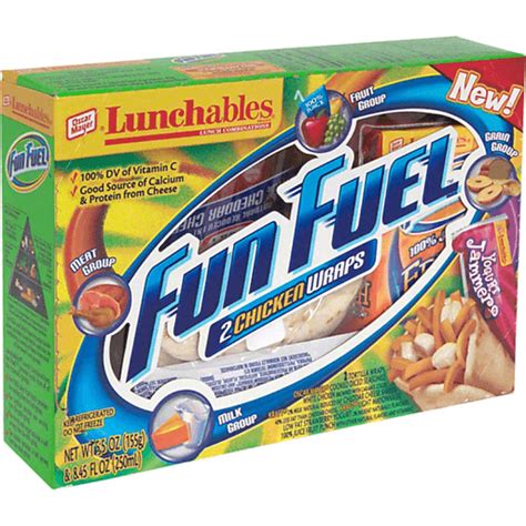 Lunchables Fun Fuel Lunch Combinations 2 Chicken Wraps Shop