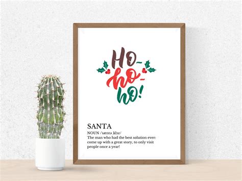 Printable Christmas Poster, Easy Christmas Gift, Holiday Printable ...