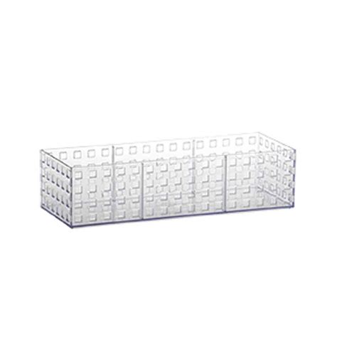 Organizador Empilhavel X X Cm Quadratta Cristal