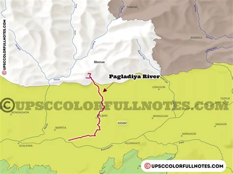 Brahmani River & Baitarani River Detailed [Map] - UPSC Colorfull notes