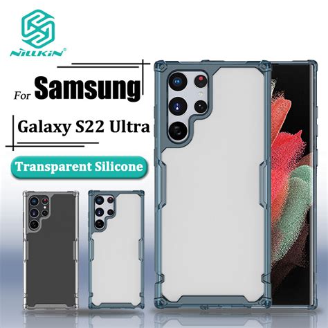 Nillkin Sang Trọng Mềm Silicone Ốp Lưng Cho Samsung Galaxy S22 Ultra Ốp