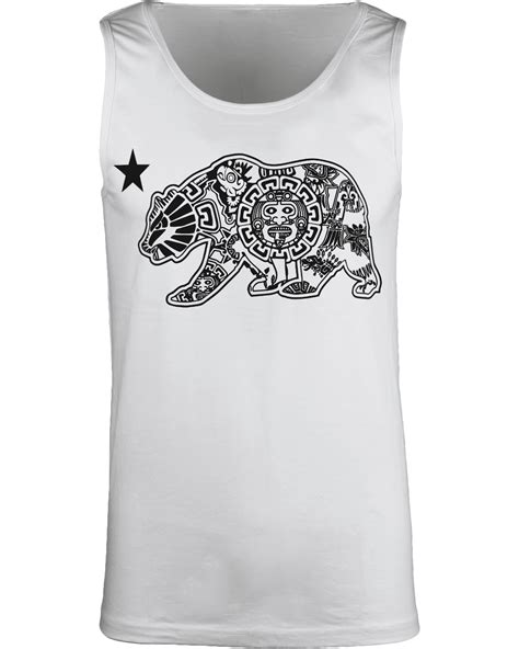 Shirtbanc Aztec Bear California Republic Mens Shirts