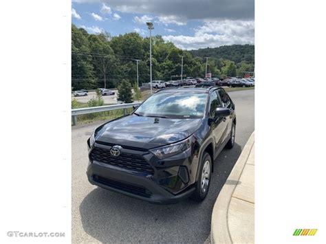 2019 Midnight Black Metallic Toyota Rav4 Le Awd 134981152 Photo 4