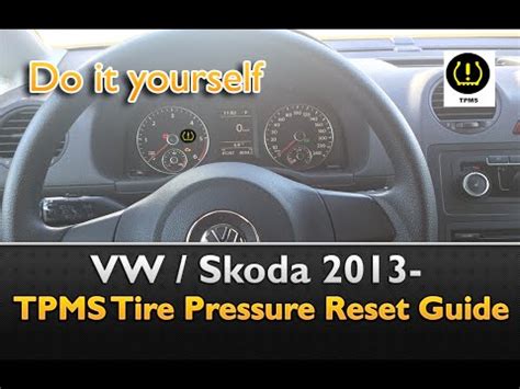 Come Eseguire Il Reset Della Spia Tpms Sui Veicoli Vw E Sulla Skoda