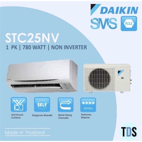 Jual AC DAIKIN FTC25NV14 STANDARD THAILAND 1 PK R32 Shopee Indonesia