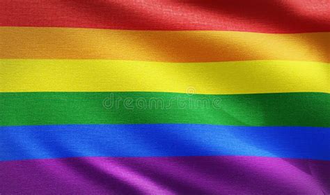 Lgbt Flag Banner Rainbow Flag The Symbol Of Homosexuality Bisexual Gay Lgbt Pride Stock