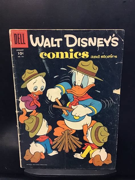 Walt Disneys Comics And Stories 191 1956 P Comic Books Silver Age