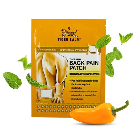 Тайский пластырь от болей в спине и пояснице Tiger Balm Back Pain Patch