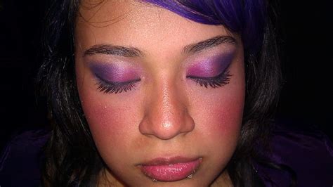 Purple Prom Makeup