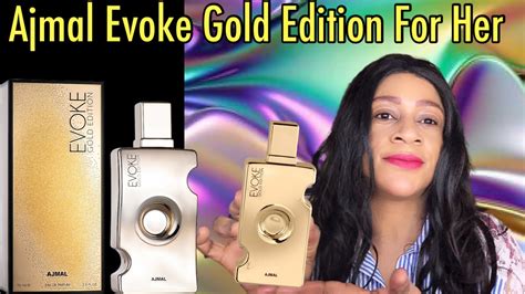 Ajmal Evoke Gold For Women Perfume Review Ajmal Perfumes My Perfume