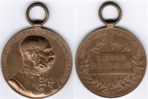 Haus Habsburg Sterreich Ungarn Bronzemedaille Franz Joseph I Signum