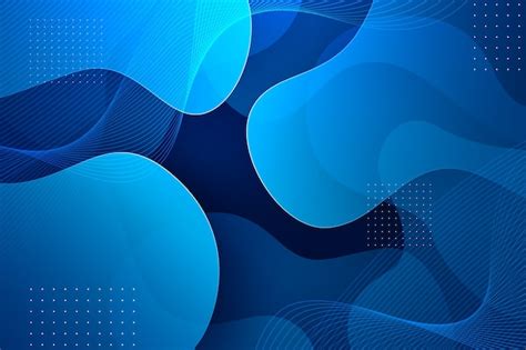 Free Vector Abstract Classic Blue Background