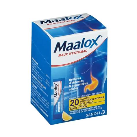 Maalox Maux D Estomac Sachet