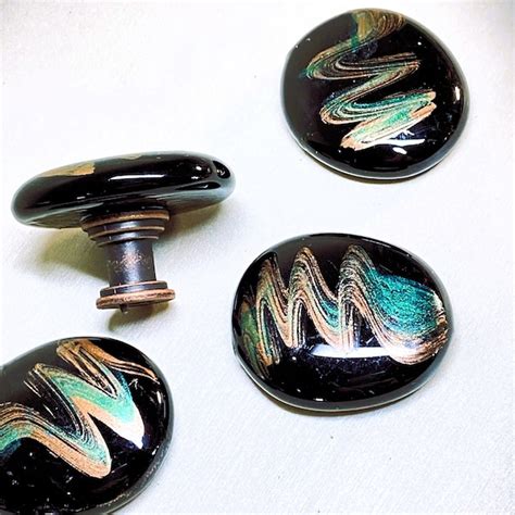 Iridescent Knobs Etsy