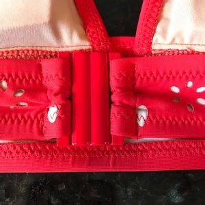 J Crew Swim New Jcrew Bikini In Lasercut Eyelet Red Xl Poshmark