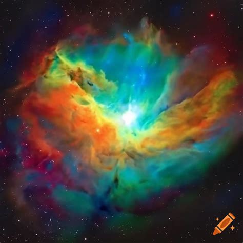 Multi Colored Nebula In Outer Space On Craiyon