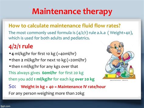 Iv Therapy Calculations Formula