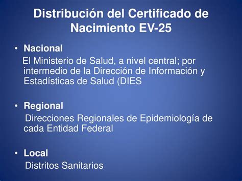 Ppt Certificado De Nacimiento Ev 25 Powerpoint Presentation Free