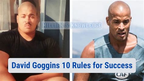 David Goggins 10 Golden Rules For Success By Million Knowledge Million Dollar Knowledge