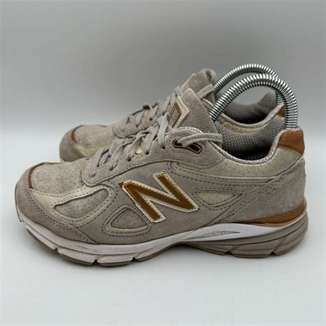 New Balance 990v4 Gray Tan Women’s Running Shoes Size 6 5 Made In Usa Ebay