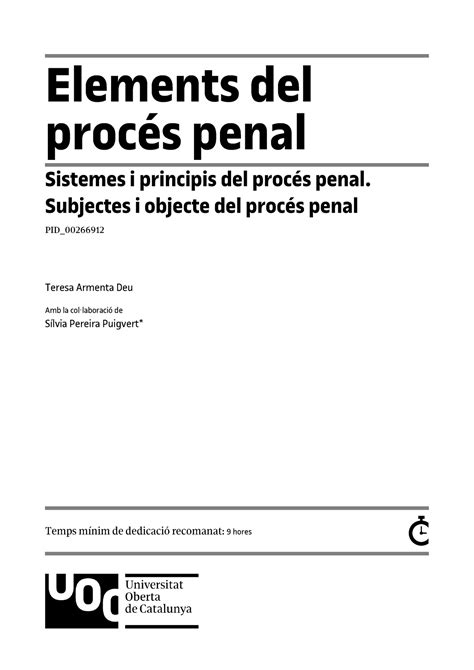 Mòdul 3 Elements del procés penal Elements del procés penal Sistemes