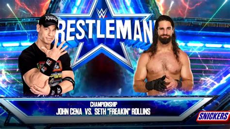 Wwe 2k23 Championship Match John Cena Vs Seth Rollins Fight Wwe 2k23 Download Wwe 2k23