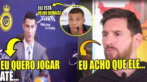 URGENTE CRISTIANO RONALDO REVELA QUANDO VAI SE APOSENTAR YouTube