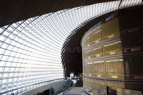 Asian China, Beijing, Modern Architecture, the National Grand Theatre ...