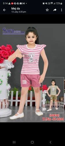 Printed Girls Hot Pant Set At Rs Piece In Kolkata ID