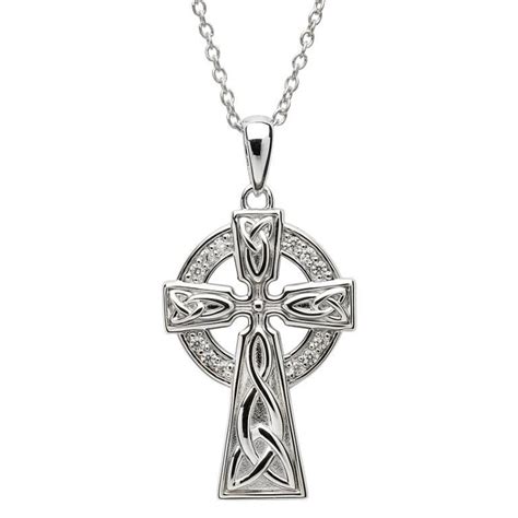 Shanore Trinity Knot Celtic Cross Pendant Jewelry Crosses At Irish On Grand