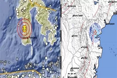 Dua Gempa Bumi Terkini Guncang Sulawesi Selatan Dan Kalimantan Timur