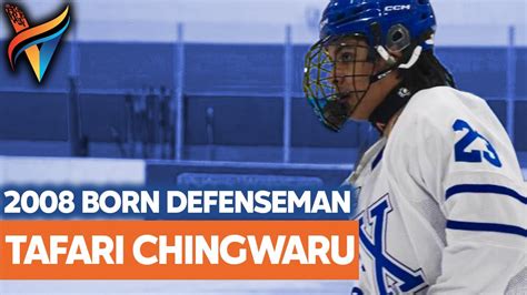 Tafari Chingwaru Oha U Prep Csshl Defenseman Dob Youtube