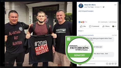 Pasok Patokin Cek Fakta Benarkah Khabib Nurmagomedov Pamerkan Kaus