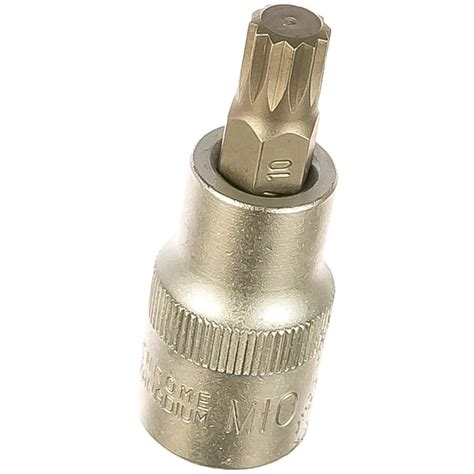 Головка со вставкой шестигранник 10 мм, 1/2" ,L=55 мм АвтоDело 39290 ...