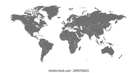 World Map Vector Abstract Illustration Stock Vector (Royalty Free ...